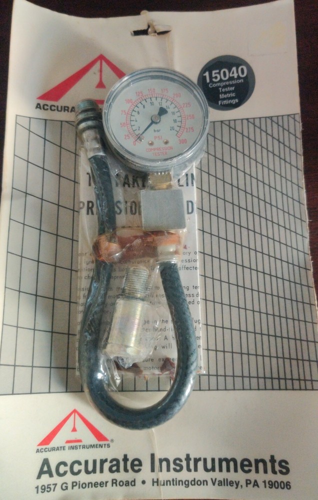 ACCURATE INSTRUMENTS 15040 COMPRESSION TESTER METRIC FITTINGS