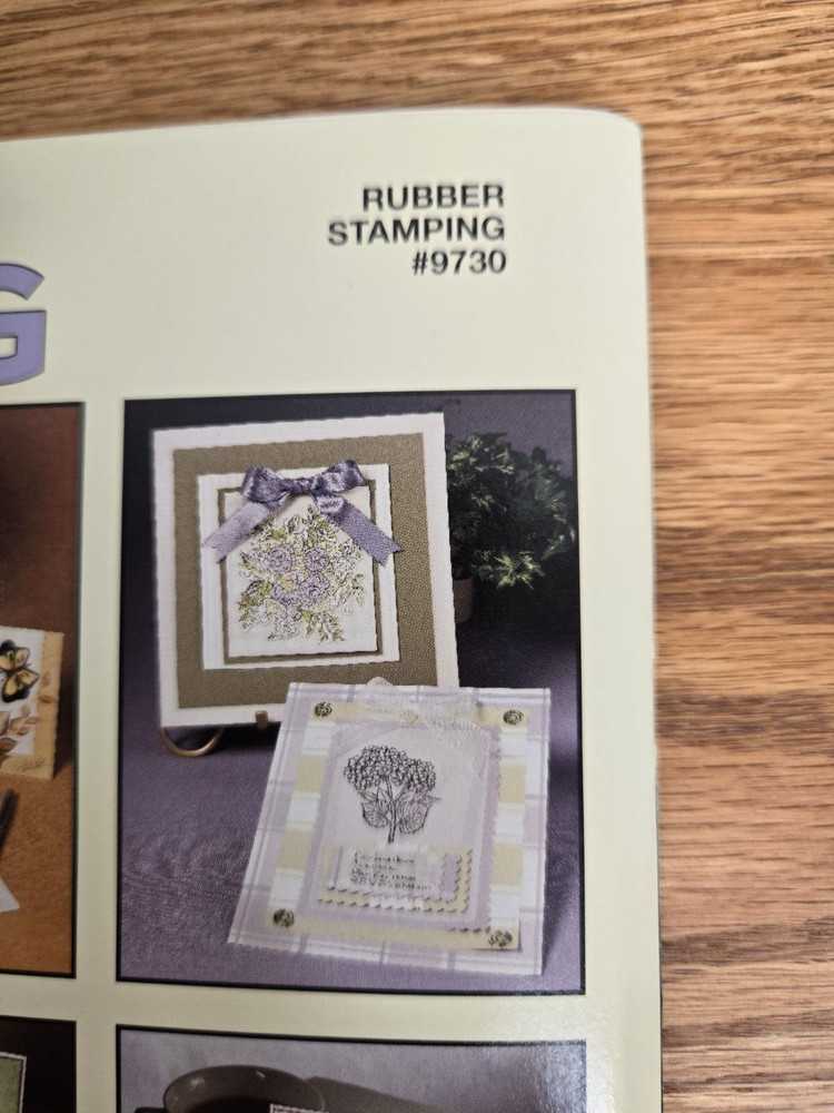 Donna Dewberry rubber stamping patterns instructions PLAID 9730