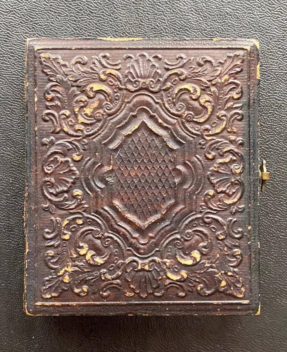 Rare Identified Black Horse Cavalry (4th VA Cav.) Officer Ambrotype/ Confederate