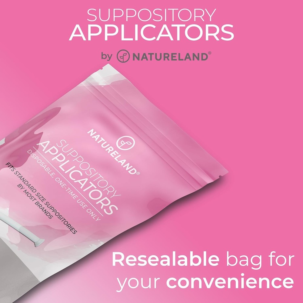 Individually Wrapped Personal Suppository Applicators for Daily Intimate Care...