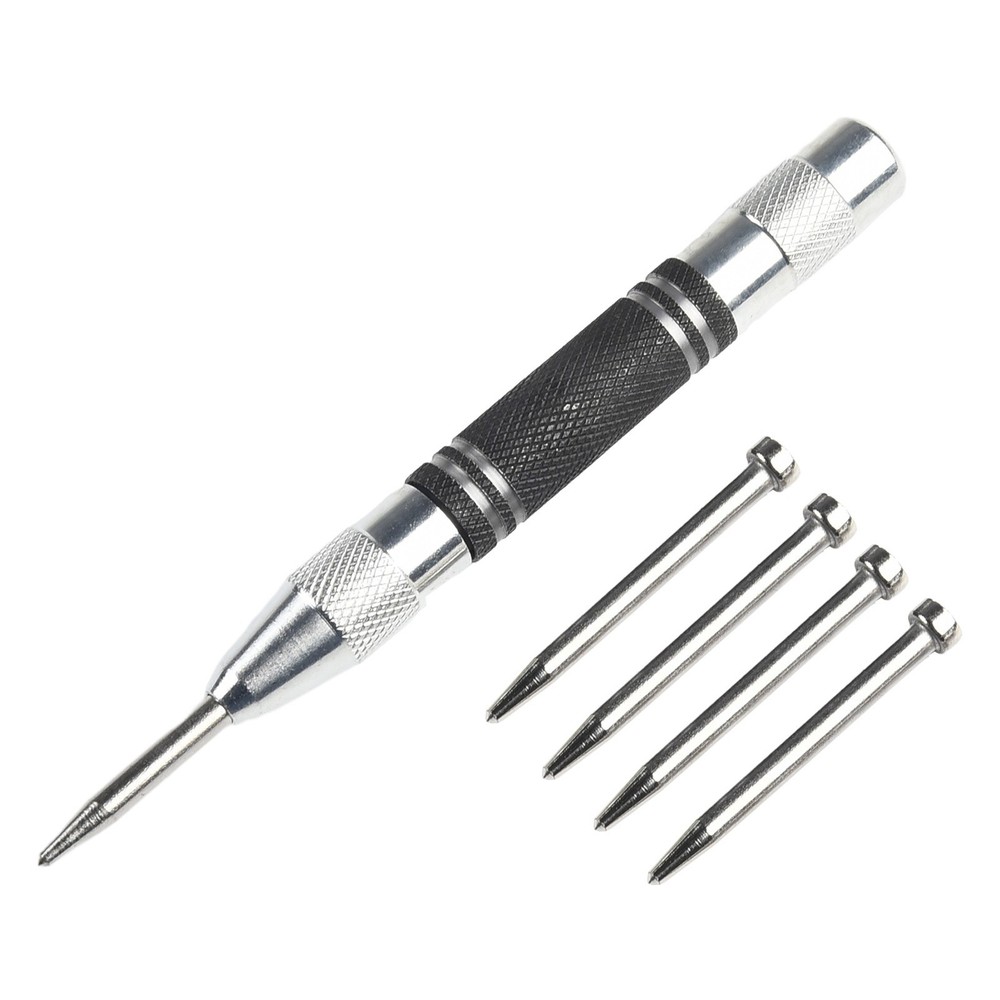 Automatic Centre Punch with Adjustable Spring Load Metal Drill Tool