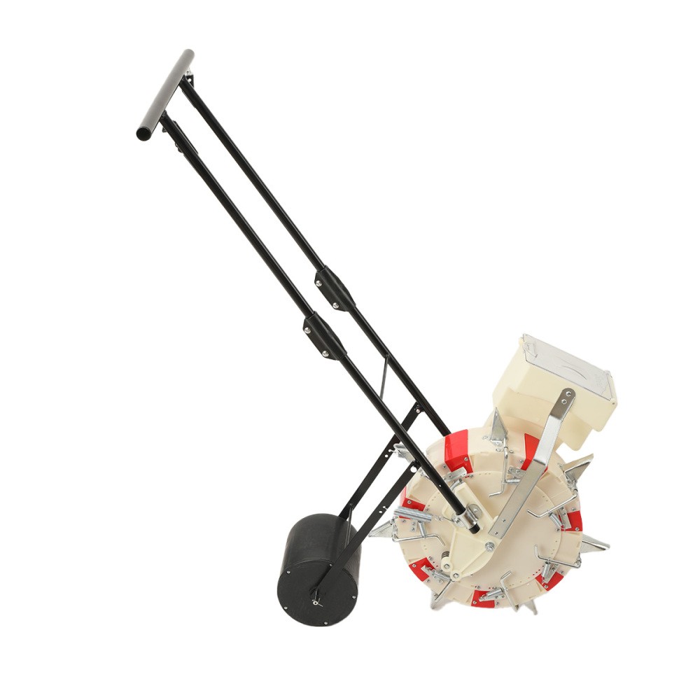 Hand Push Seeder Fertilizer Applicator Handheld 7 Nozzle Seeding Machine 13.5cm