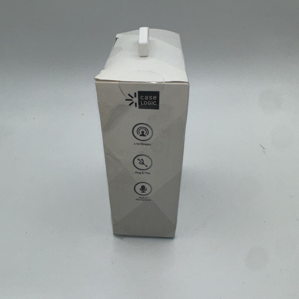 Case Logic 1080P HD PC Webcam Universal Plus & Play Open Box