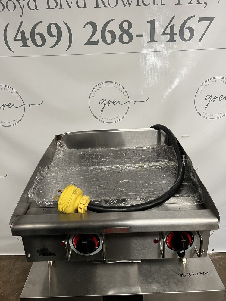 Star Max 24” Electric griddle. Thermostatic Control