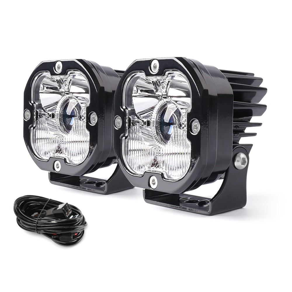 Colight Designs Squadron Sport LED Pair Driving/Combo Lights Kit w/ Wire Harness