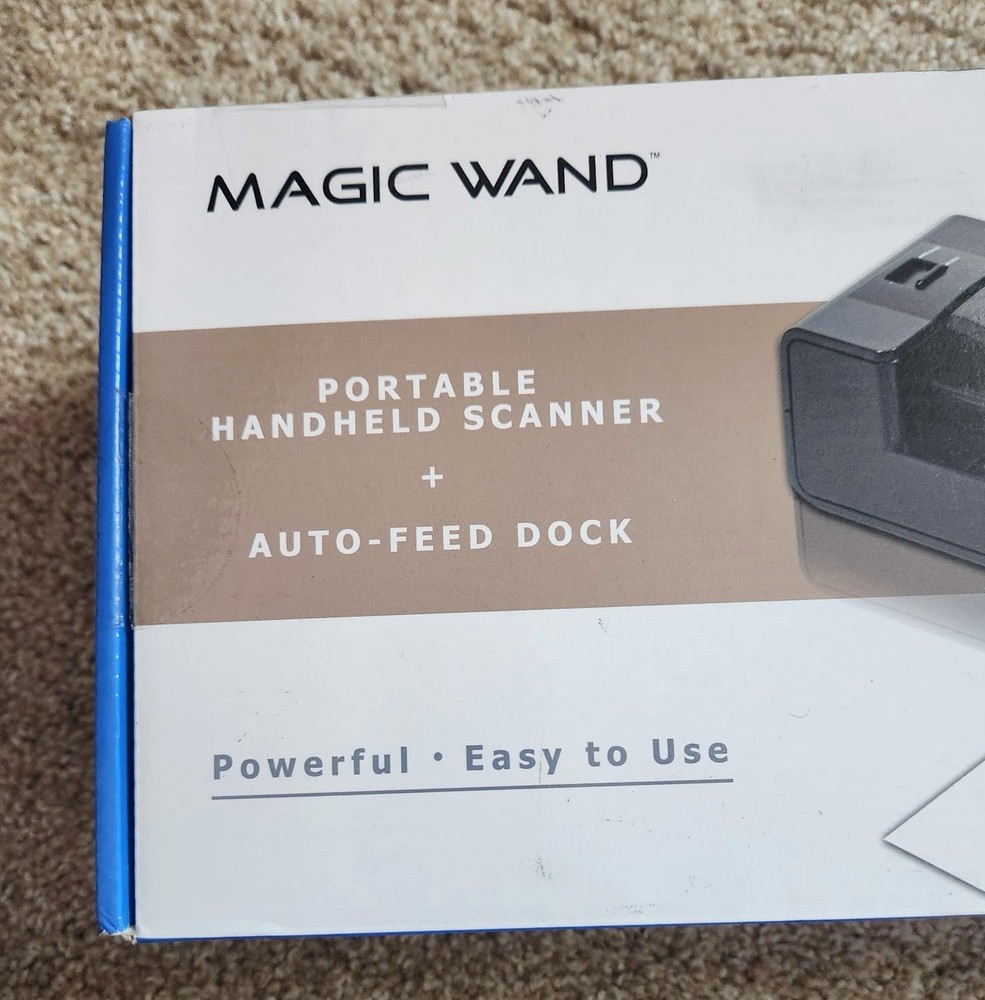 VuPoint Magic Wand, Portable Handheld Scanner - Auto-Feed Dock