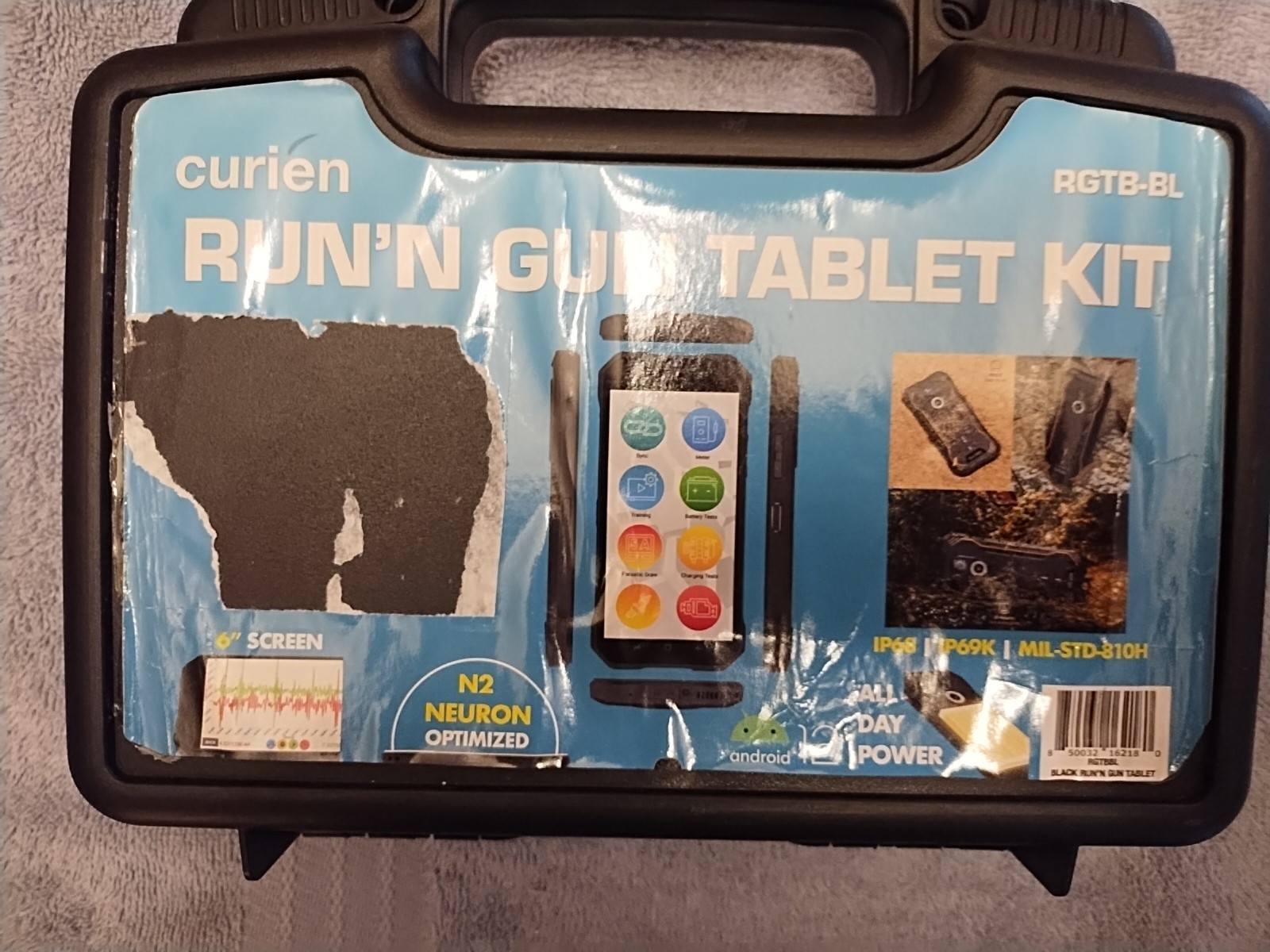 Curien N2-Neuron & Run'n Gun Tablet Compact Bluetooth Graphing 2 Channel Measure