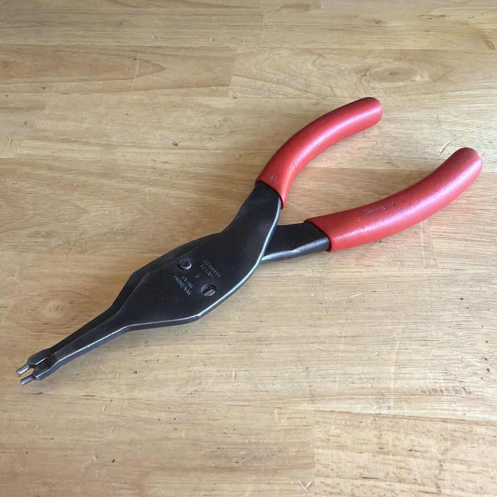 Snap On 9" Internal External Retaining Snap Ring Pliers Red Convertible SRPC9000