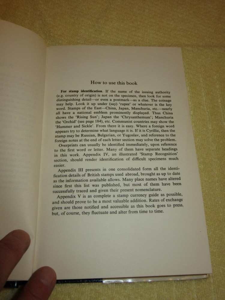The Stamp Collector's Encyclopaedia by R. J. Sutton, Revised Ed; 6th ed.