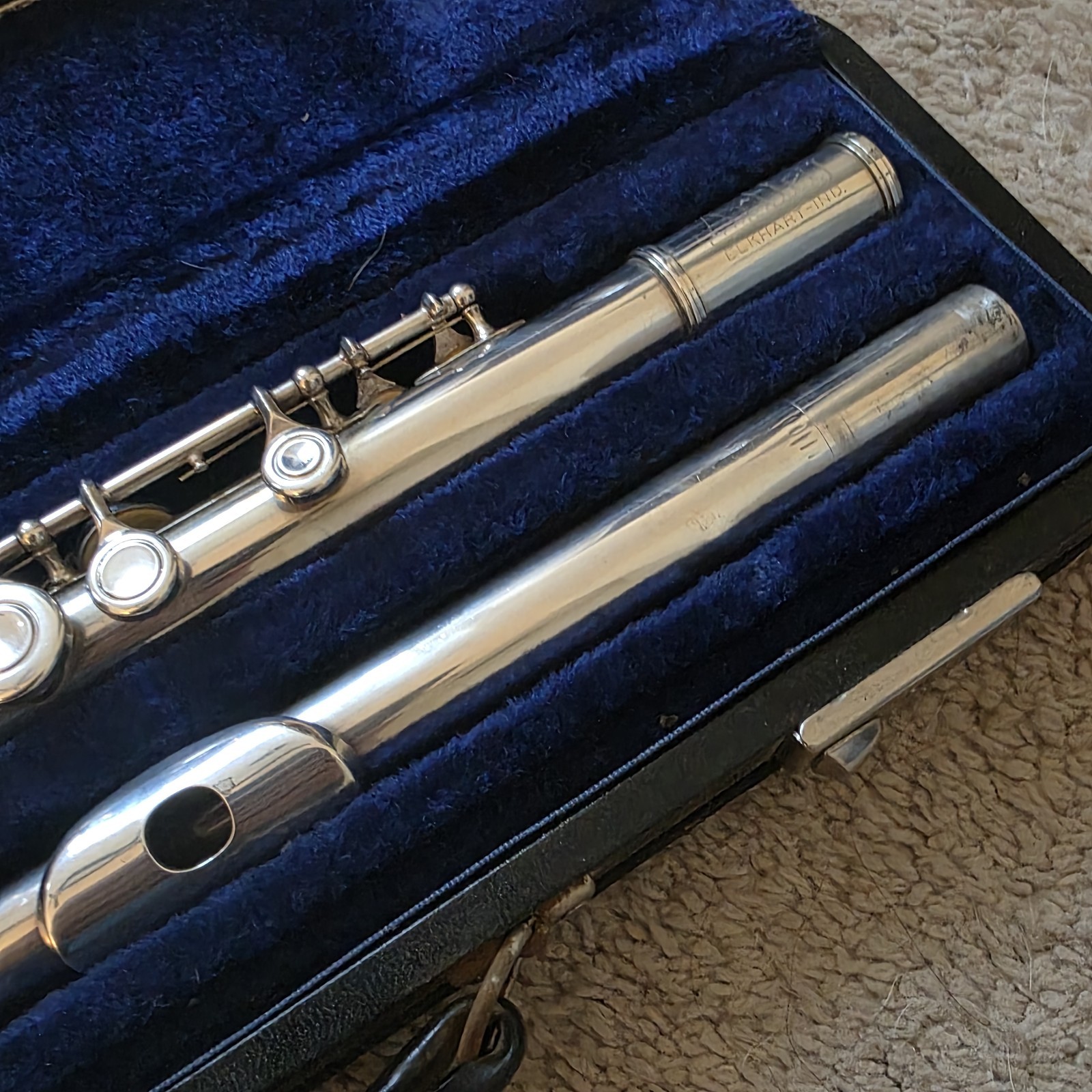 SALE Artley Early Elkhart Indiana Flute Open Holes C Foot w/ Case