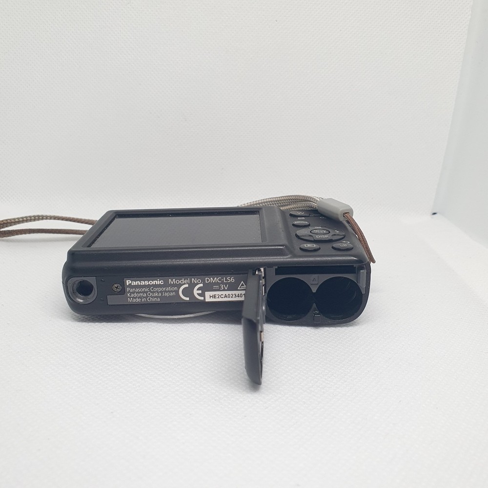 Panasonic Digital Camera Lumix DMC-LS6 14.1MP Black Tested