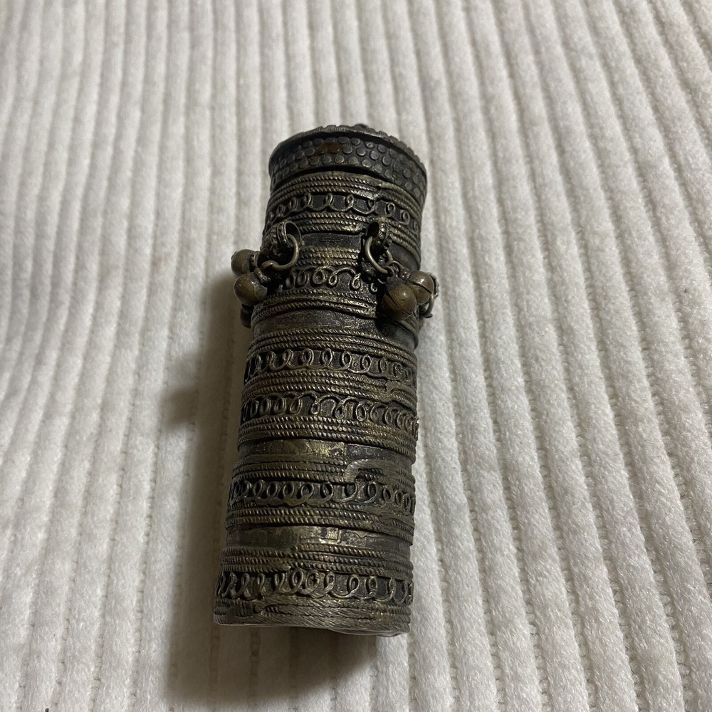 Antique handmade Silver Bottle