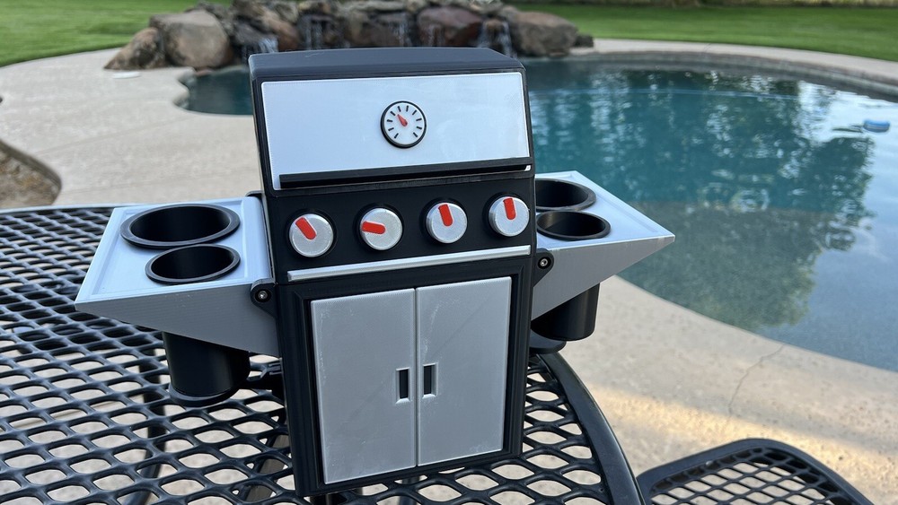 Bbq Grill Styled Condiment Holder