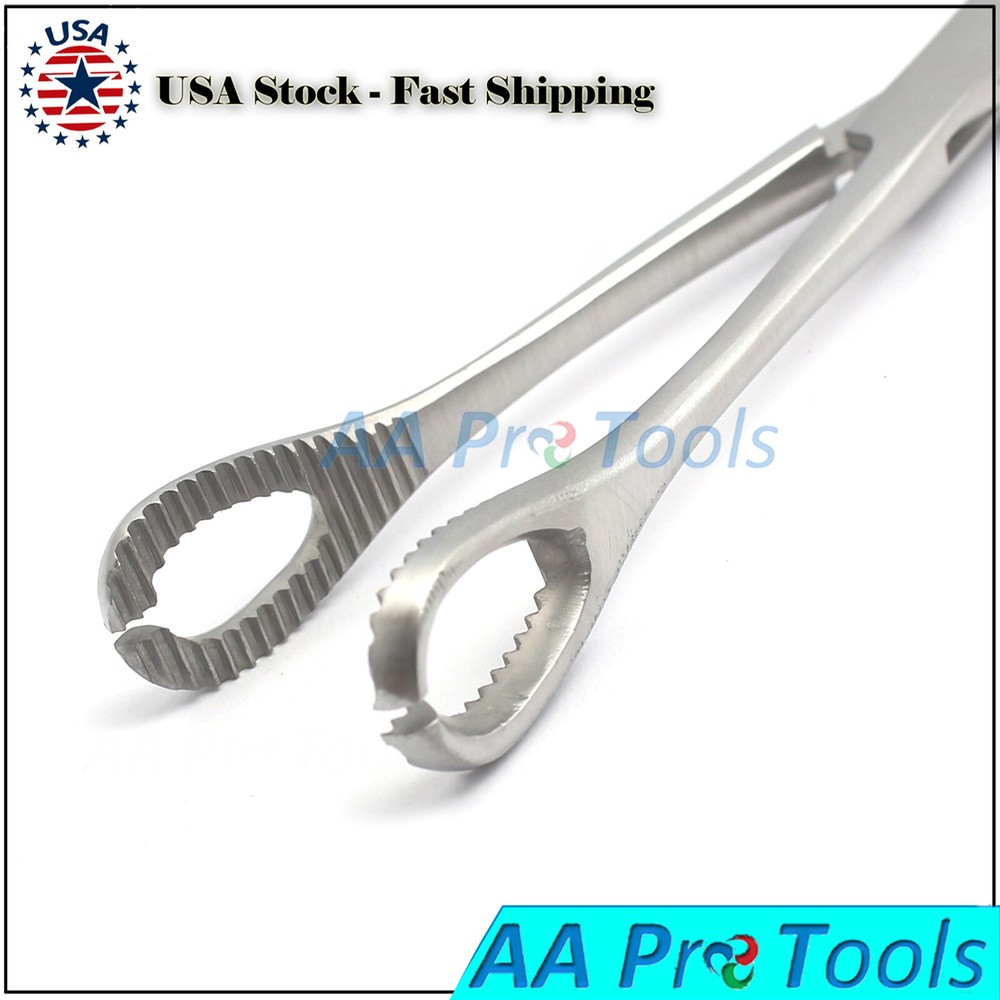 New Sponge Forceps 7" SLOTTED Body Piercing Tools