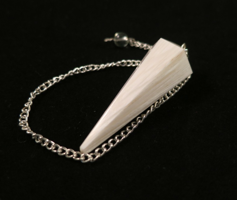 SCOLECITE CRYSTAL PENDULUM - INDIA
