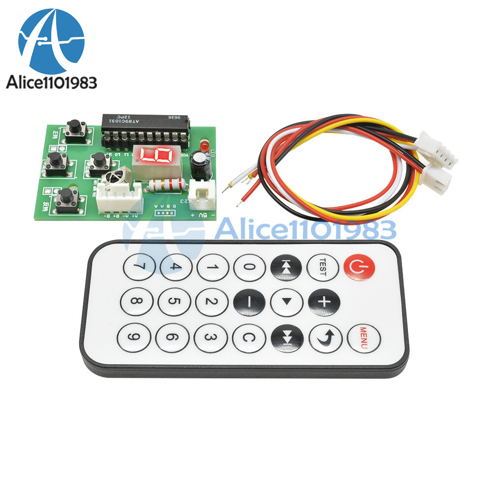 Stepper Motor Driver 2-Stage 4-Wire Adjustable Speed Controller & Remote Control