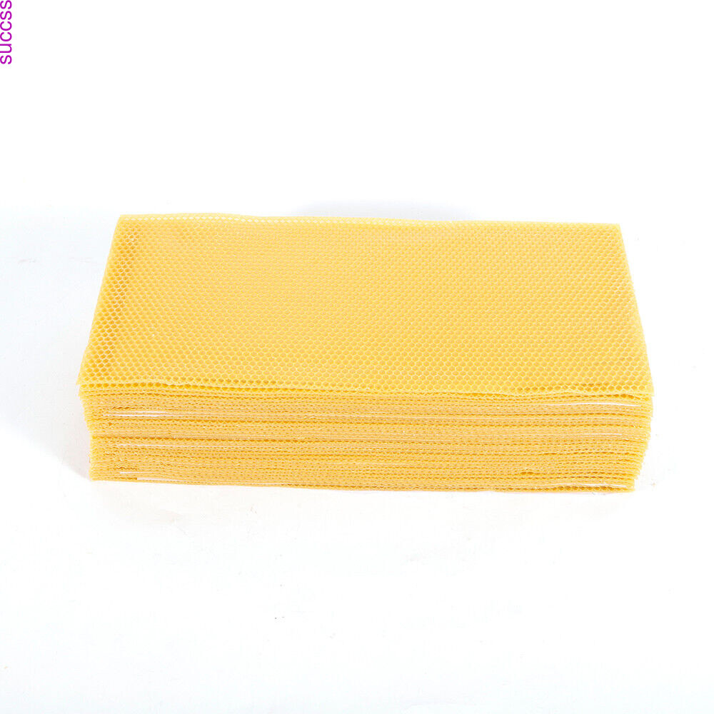 30 Honeycomb Sheets Bee Wax Foundation Beehive Frames for Beekeeping Brood Box