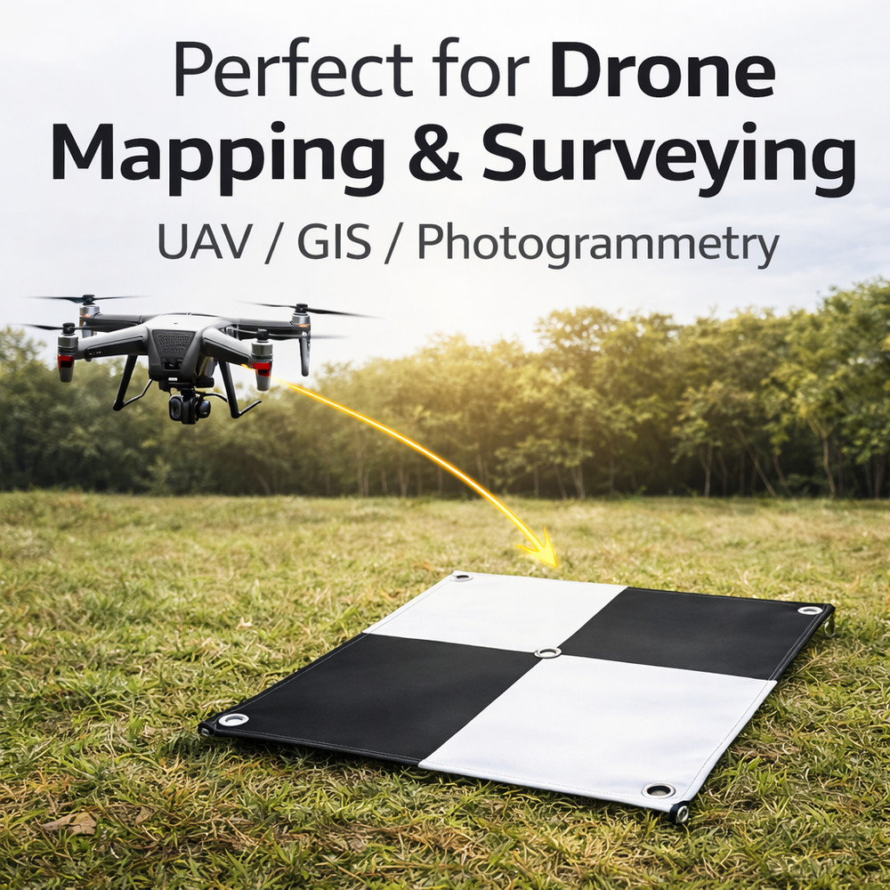 Drone Survey Ground Control Point GCP, UAV Marker for Mapping 60x60cm, 10pcs.