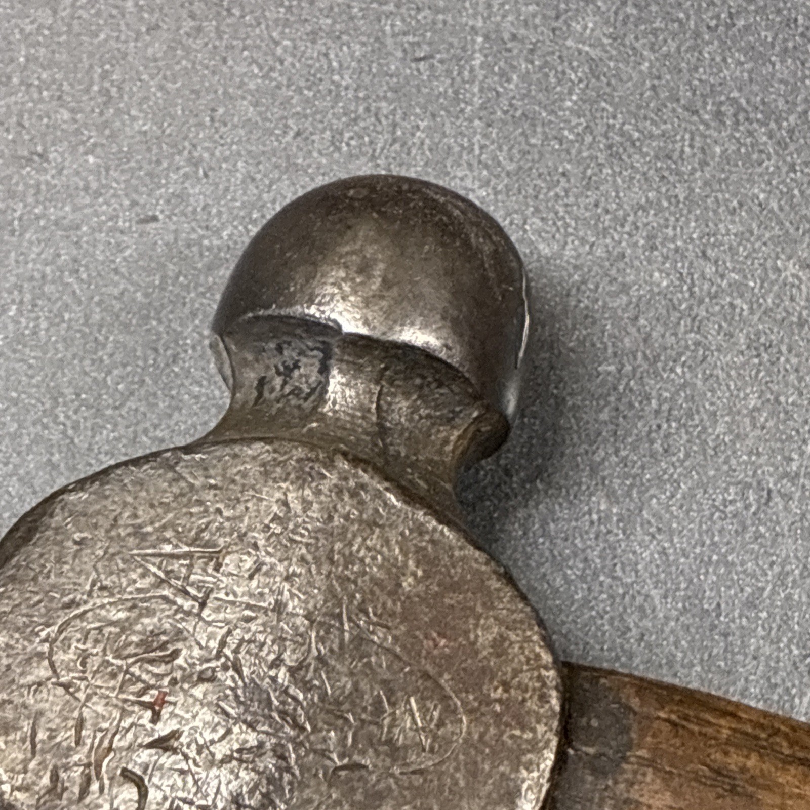 Vintage 1930’s Craftsman Ball Peen Hammer 20 Oz Head Oval Logo