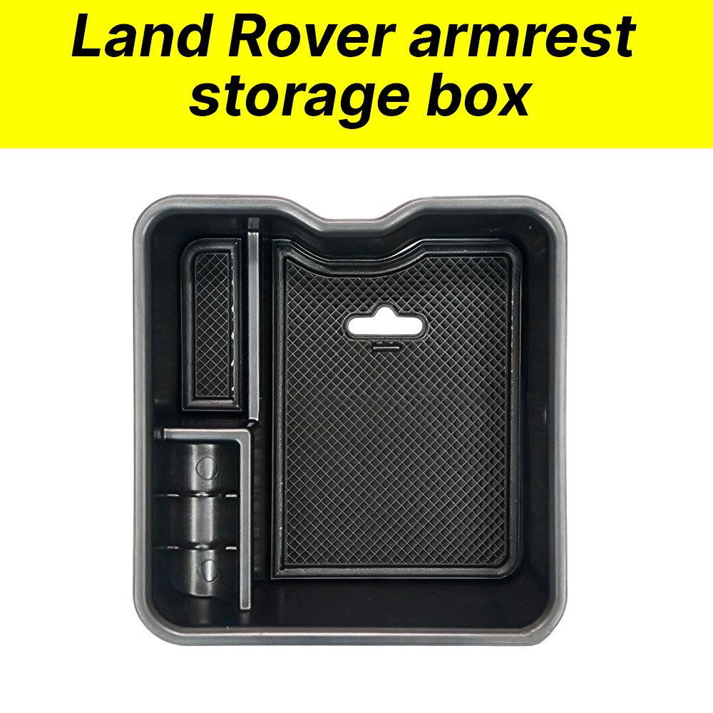 For 2022-2018 Range Rover Sport Center Console Organizer Armrest Storage Box