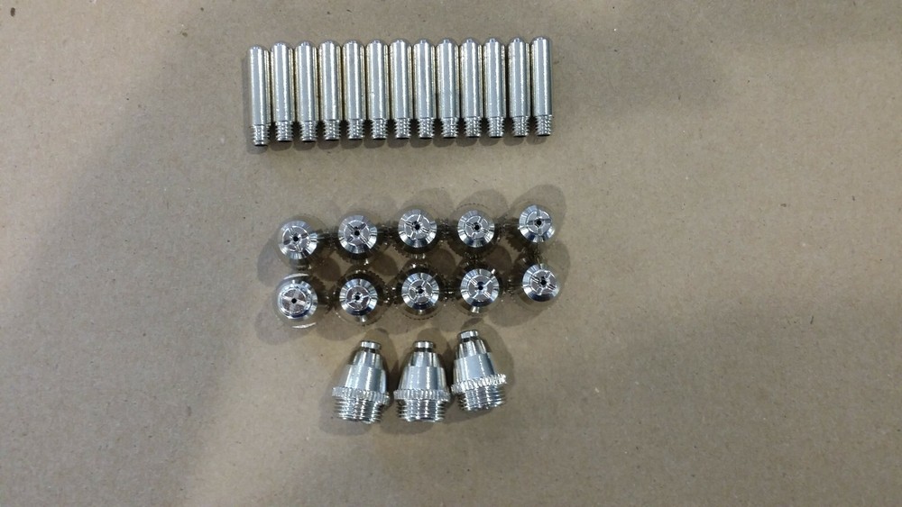 Colossal Tech CUT50F & CUT50DF Plasma Cutter Consumables 13 electrodes & 13 tips
