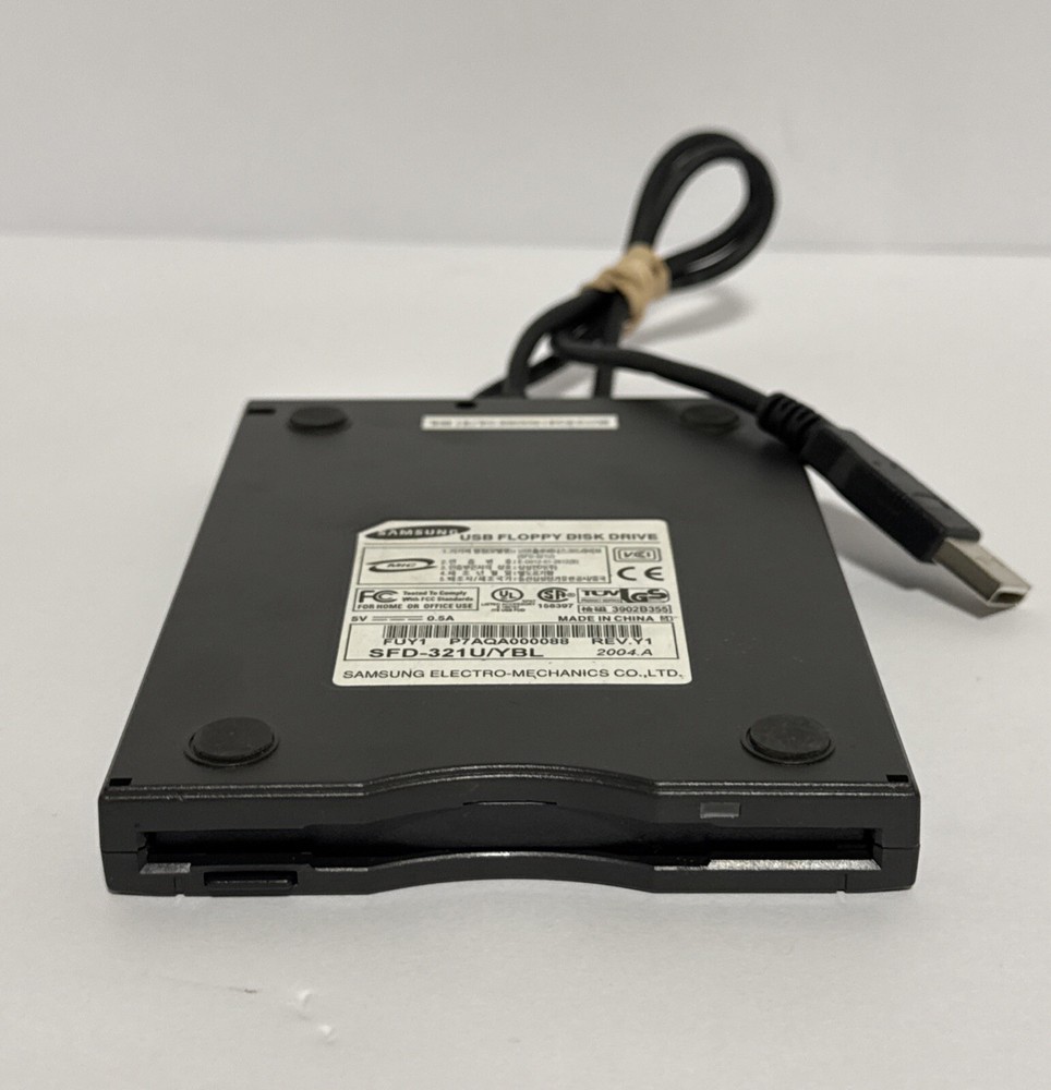 Samsung External USB Floppy Disk Drive | Model SFD-321U/YBL/Read
