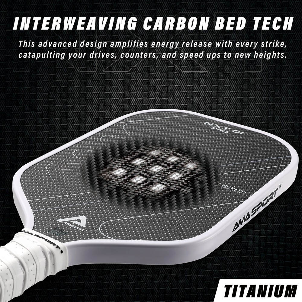 NXT01 Pro Skin-Ti 16mm Pickleball Paddle