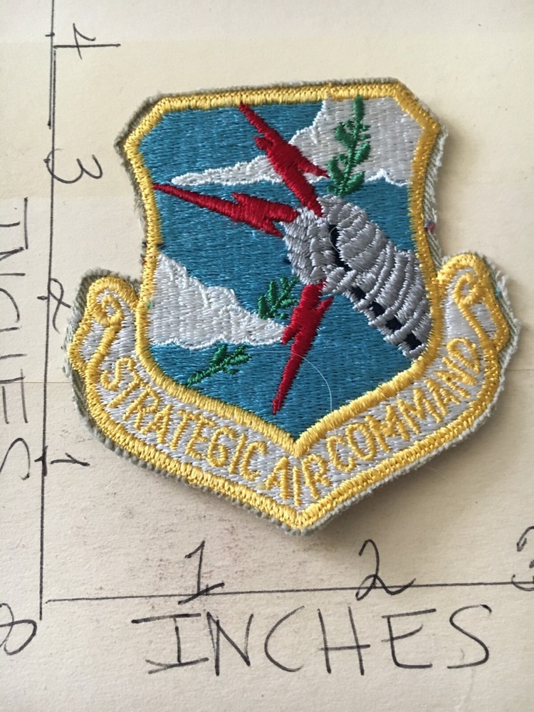 USAF Strategic Air Command Squadron Patch 3/4/25