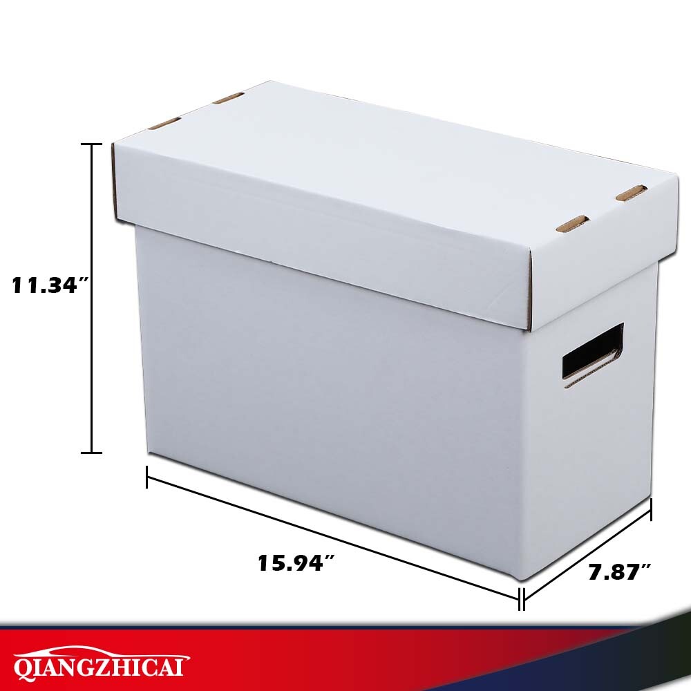 3Pcs Comic Books Storage Boxes Short Holds 150-175 Stackable Durable Archive NEW