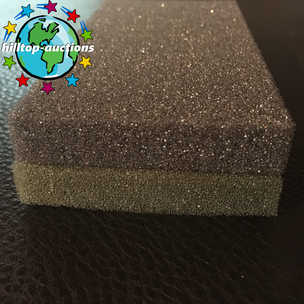 LONG BOX FOAM BLOCK INSERT FOR SEGA SATURN/CD/PS1 -CHOOSE THICKNESS AND QUANTITY