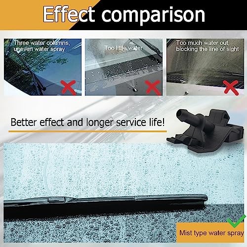 Front Windshield Washer Nozzle Kit Compatible with Corolla Camry RAV4