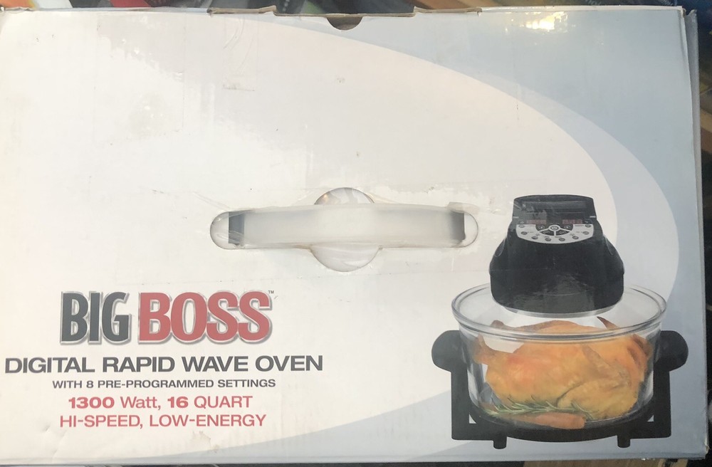 Big Boss Digital Rapid Wave Oven With 8 Pre-Programmed Settings