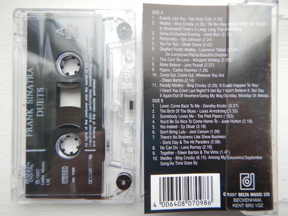 FRANK SINATRA - DUETS - CASSETTE