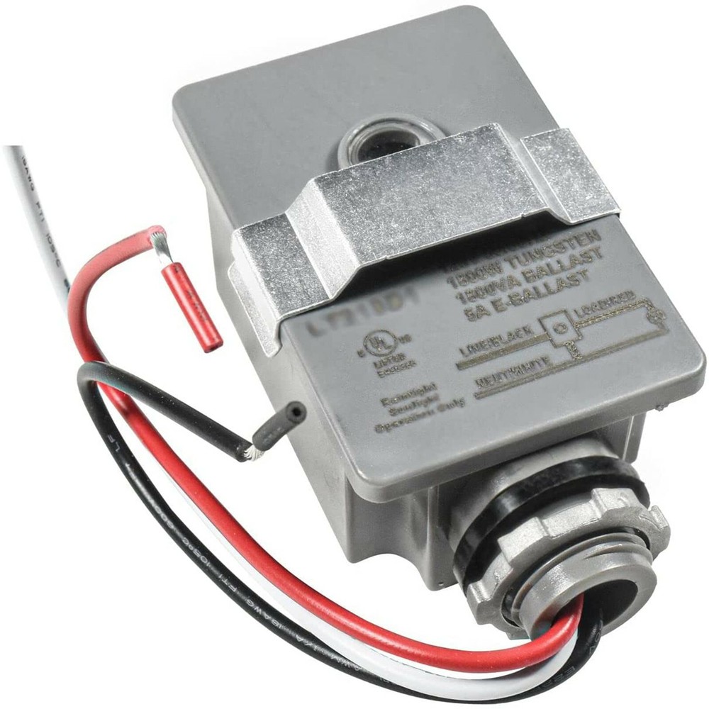 Photocell Thermal Type Light Sensor Stem Mount Dusk to Dawn Hardwired Switch