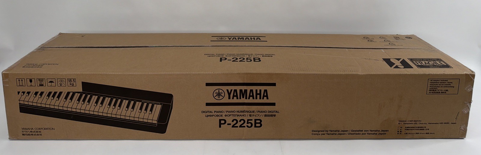 Yamaha P-225B 88-Key Deluxe Digital Piano