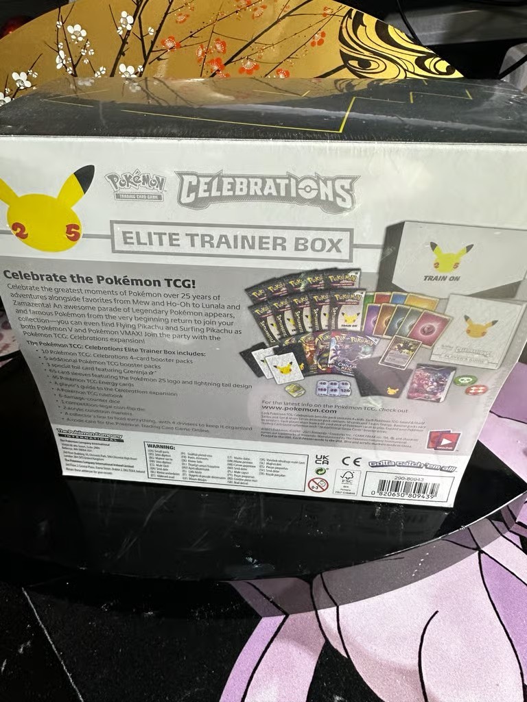 Pokemon TCG: Celebrations Elite Trainer Box – 25th Anniversary Sealed ETB