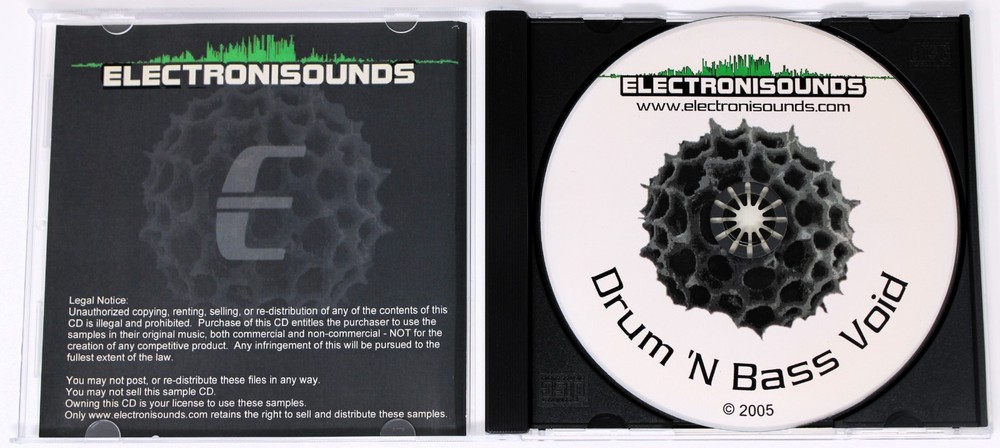 Electronisounds Drum N Bass Void Sample/Sound Library/Sampling CD 2005