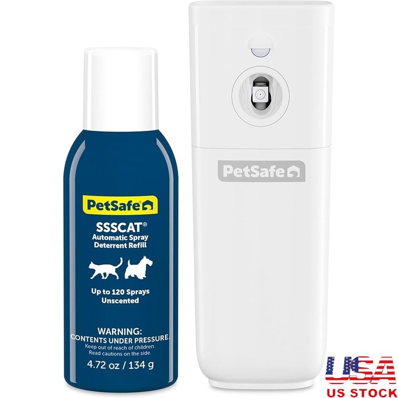 Automatic Spray Pet Deterrent Motion Sensor Hands-Free Training Safe Correction