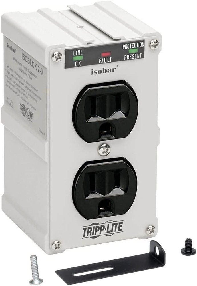 Isobar ISOBLOK2-0 Heavy Duty Outlet Extender, Wall