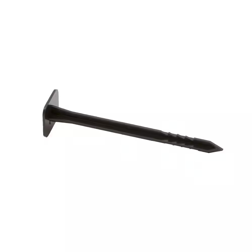 4.5 In. Black Plastic Landscape Fabric Peg (20-Pack)