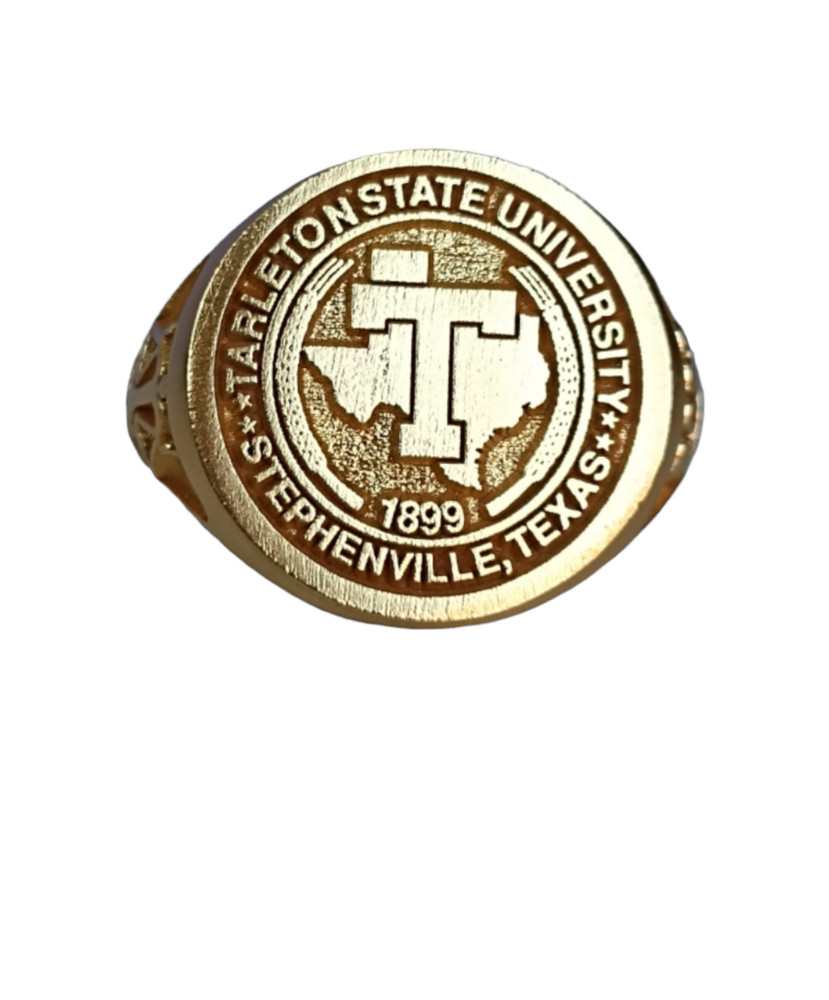 Tarleton State University Class Ring 2023 – Gold Finish Graduation Ring, Stephen
