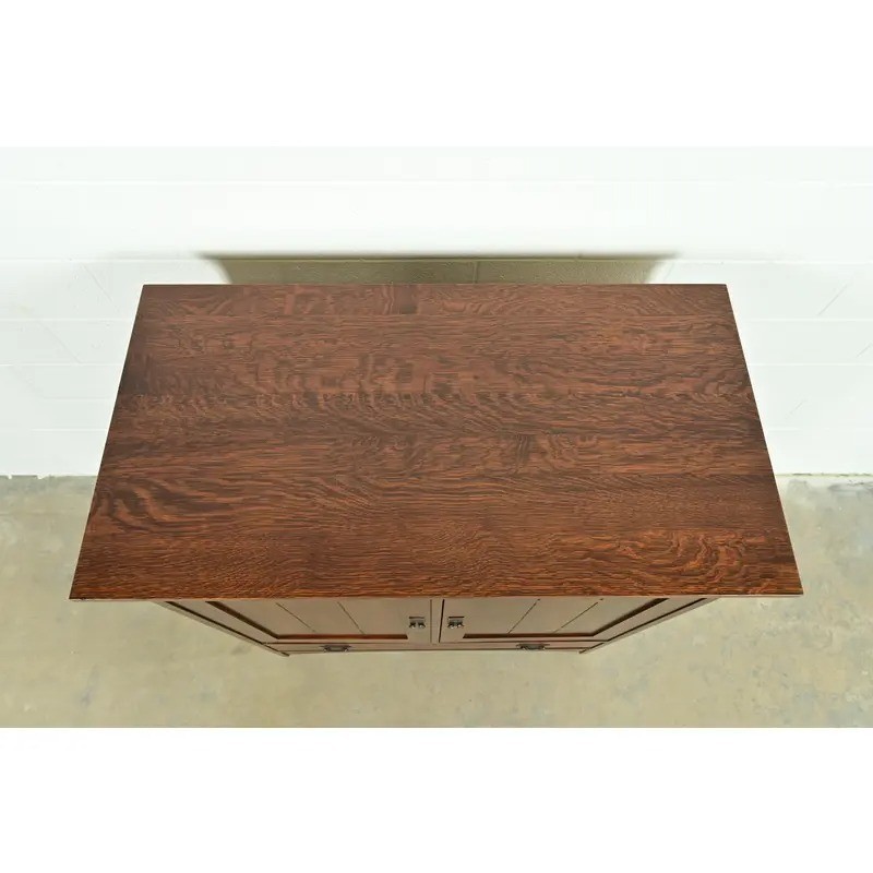 Stickley Mission Oak Arts & Crafts Media Cabinet