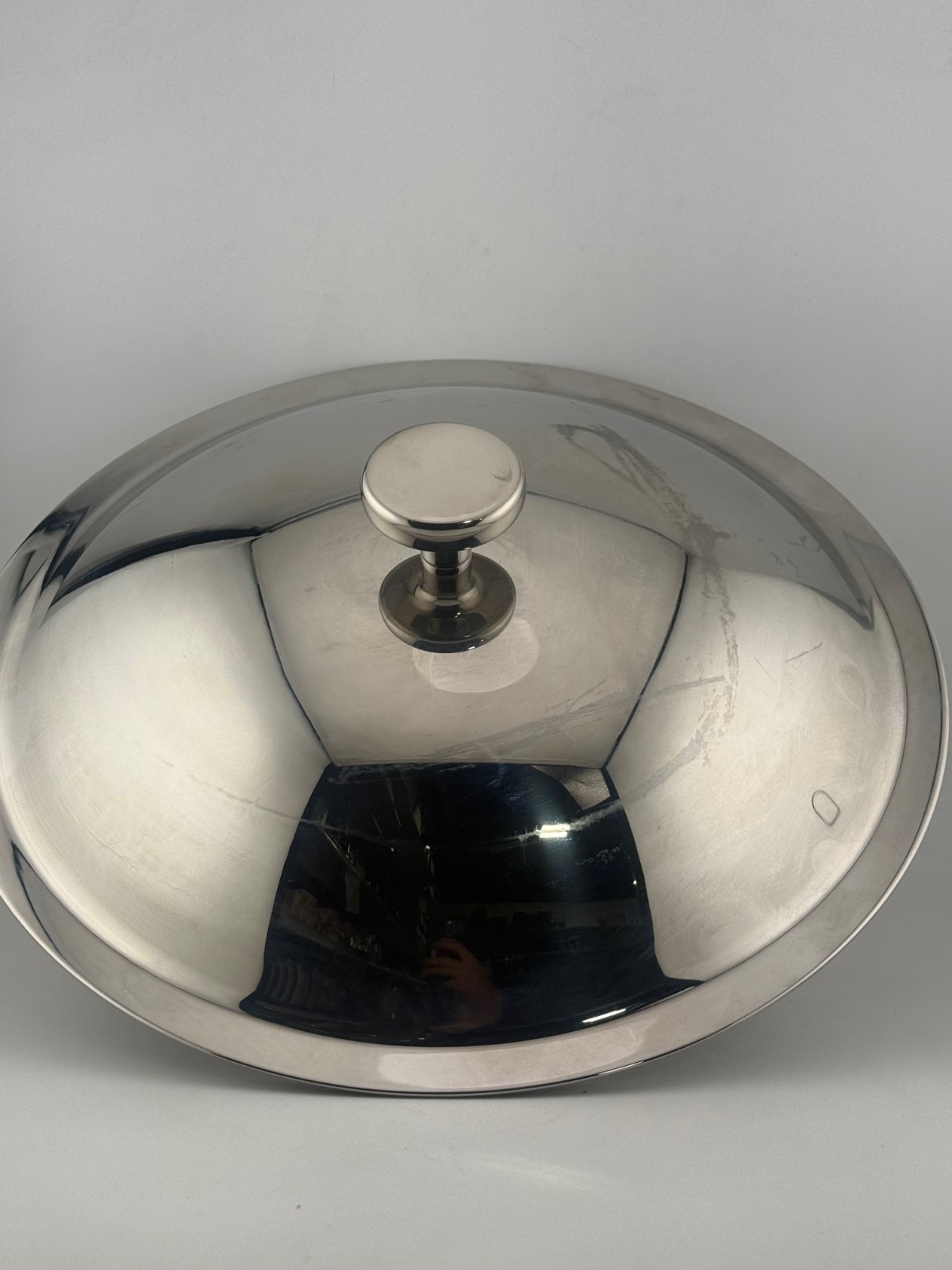 Our Place Titanium Always Pan Pro Chrome 2.8QT / 2.7L 4pc Includes Brush Read