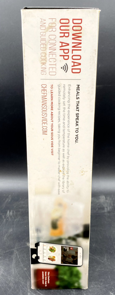 CHEFMAN PRECISION COOKER SOUS VIDE CIRCULATOR WIFI & BLUETOOTH ENABLED