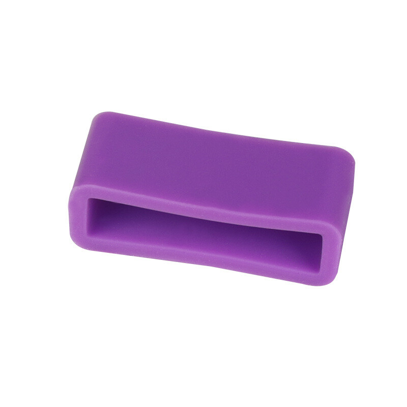 2-Pack Silicone Watch Strap Band Hoop Loop Retainer Buckle Holder Ring Keeper