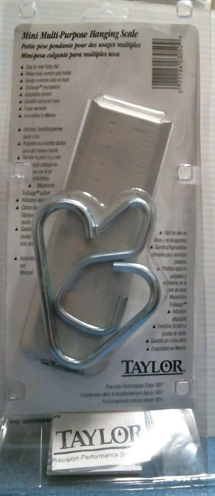 Taylor Multi-Purpose Mini Hanging Scale (03050) FS