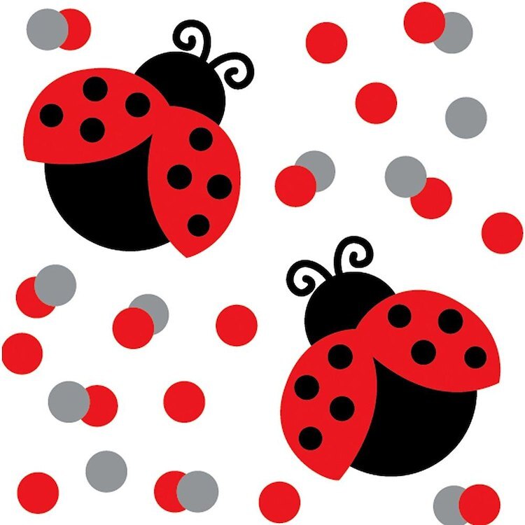 CafePress LADYBUG DUO 10" Wall Clock (1321546275)