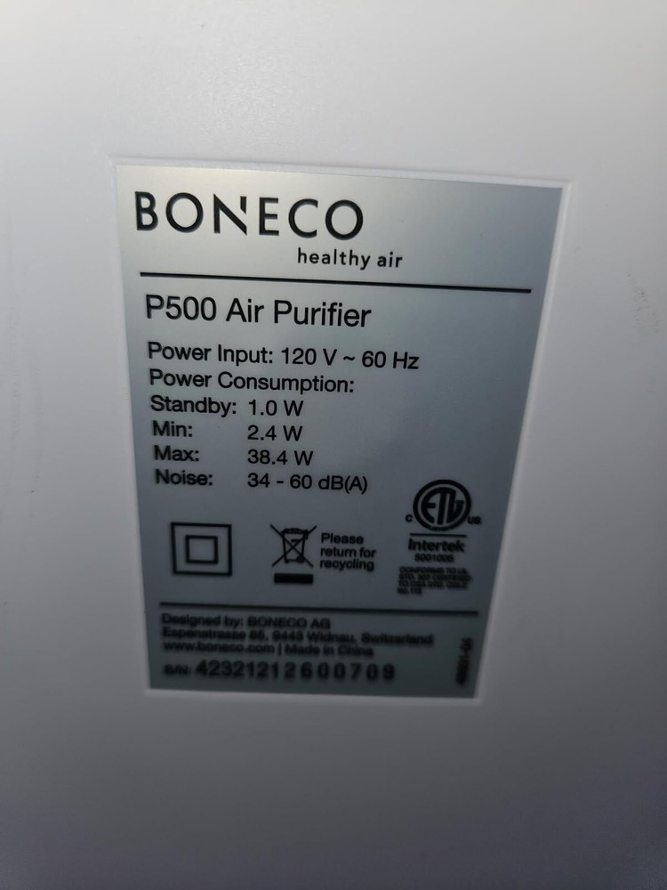 Boneco P500 Hepa Air Purifier