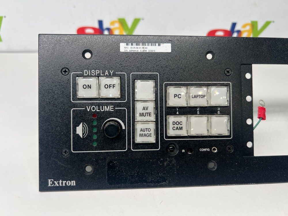 Extron MLC 226 IP AAP, MediaLink Controller, Control Panel, Black