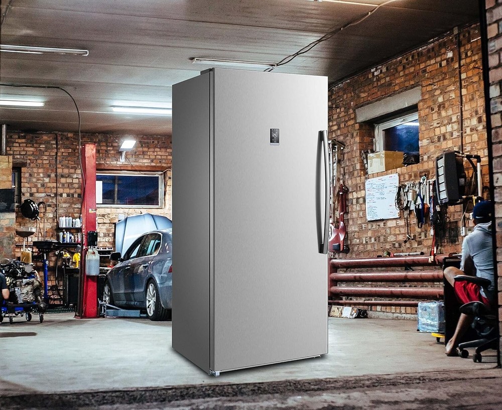 SMAD 21 Cu.Ft Vertical Freezer Upright Refrigerator/Freezer with Handle